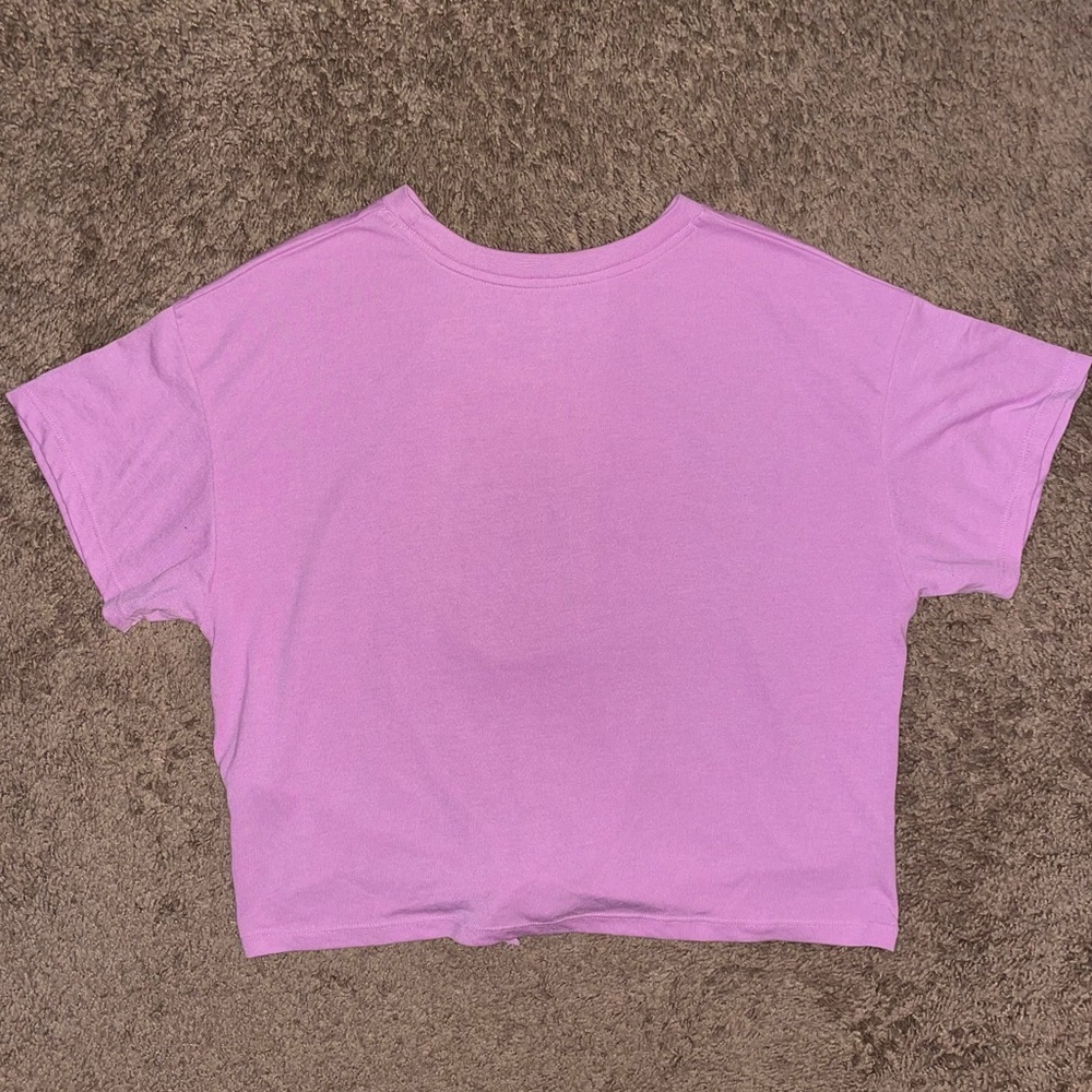 Converse Girls Purple Graphic Top - Picture 4 of 7